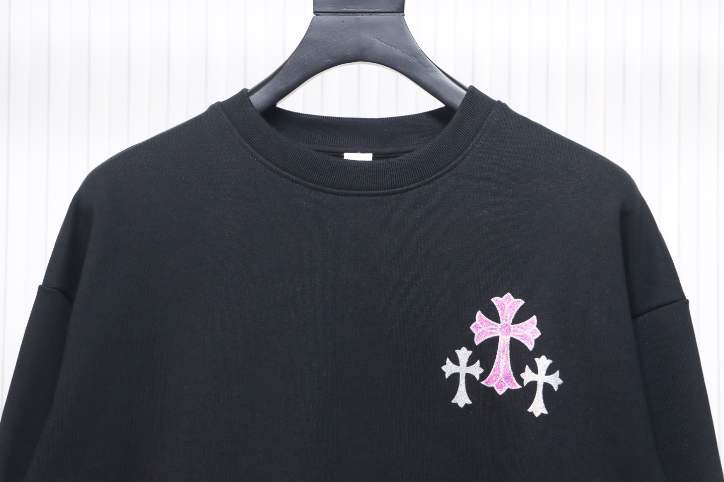     Chrome Hearts 24Fw Cross Print Crew Neck Sweatshirt