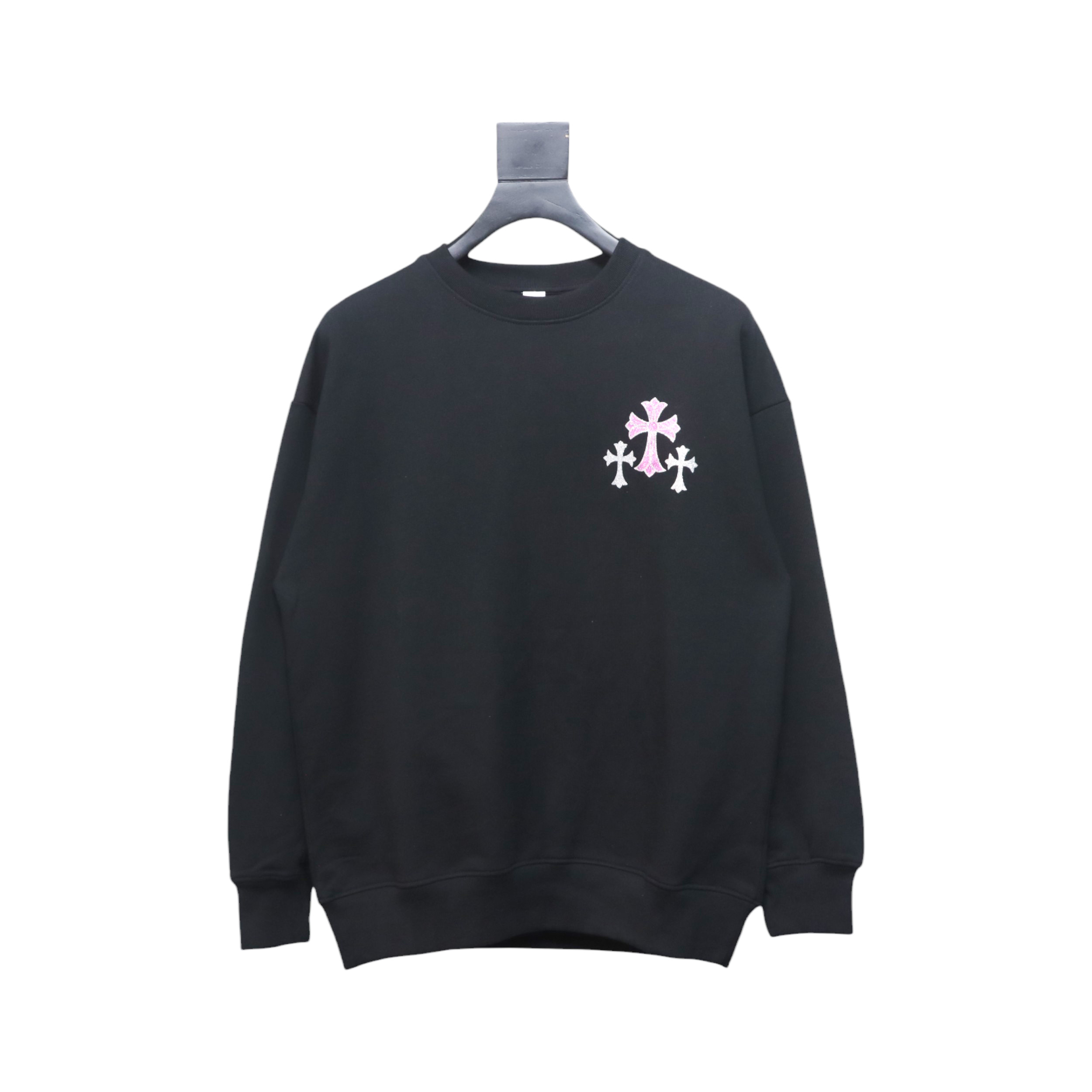     Chrome Hearts 24Fw Cross Print Crew Neck Sweatshirt