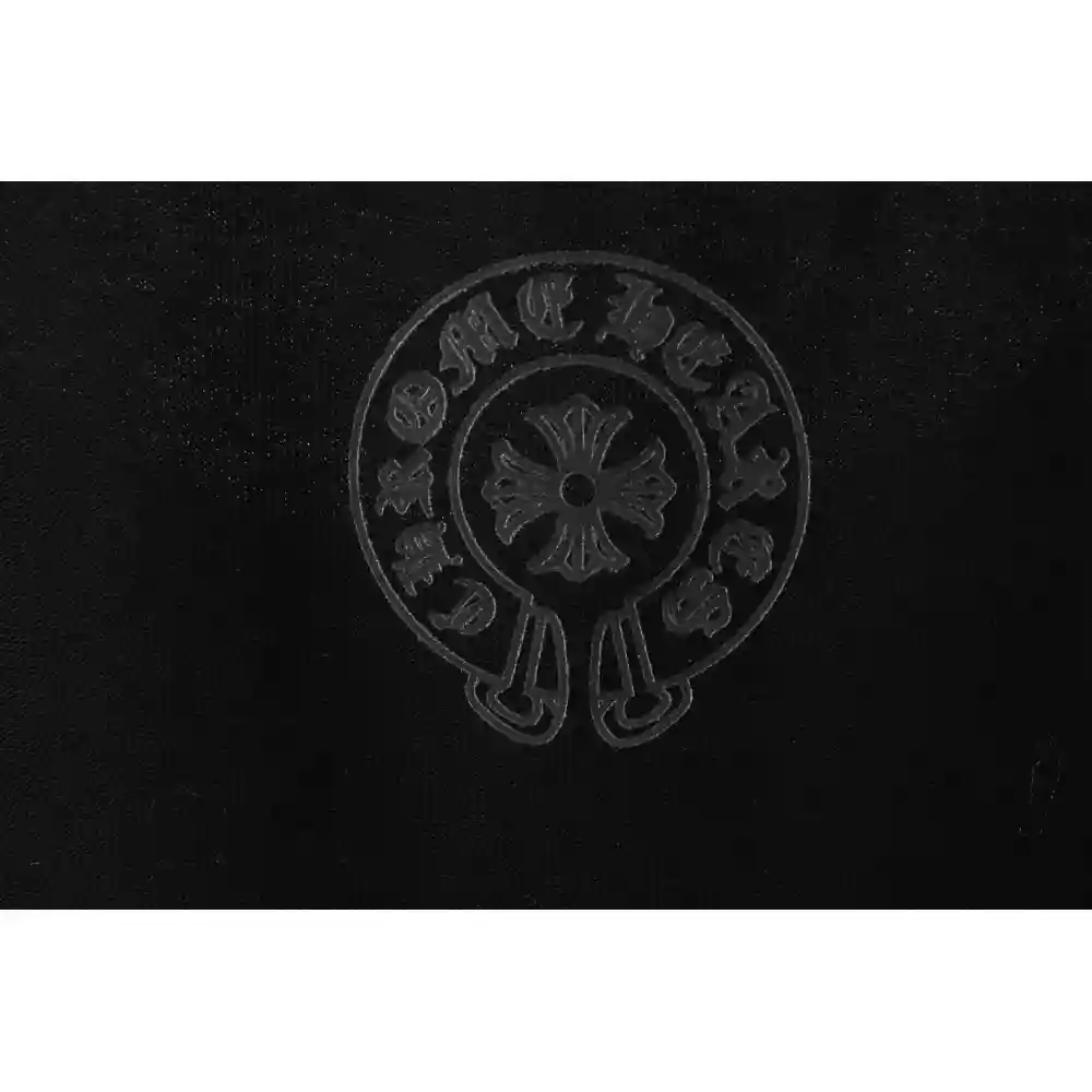 Top Quality Chrome Hearts Rainbow Cross Print T-Shirt Black