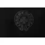 Top Quality Chrome Hearts Rainbow Cross Print T-Shirt Black