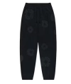 Top Quality     Denim Tears Cotton Wreath Sweatpants Black Monochrome