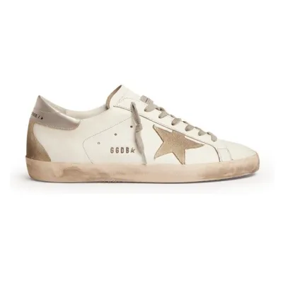 Golden Goose 'Super-Star with silver heel tab and metal stud lettering' 01
