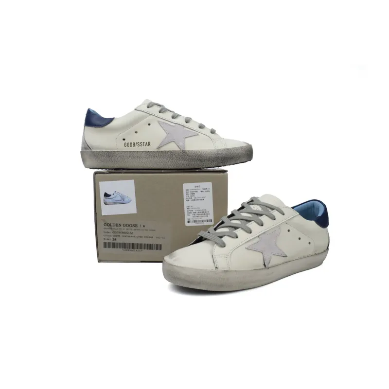 Golden Goose Super Star 'Dark Blue Heel'