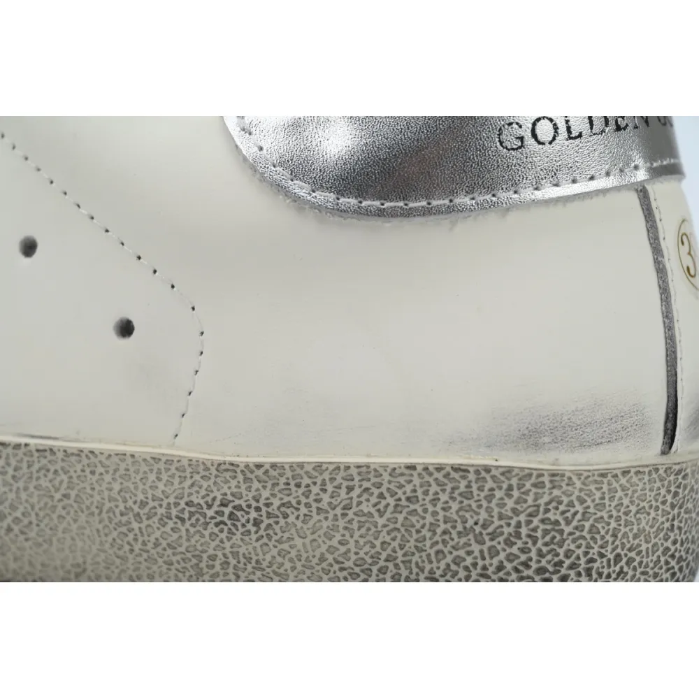 Golden Goose Super Star 'Silver Heel Silver Star'