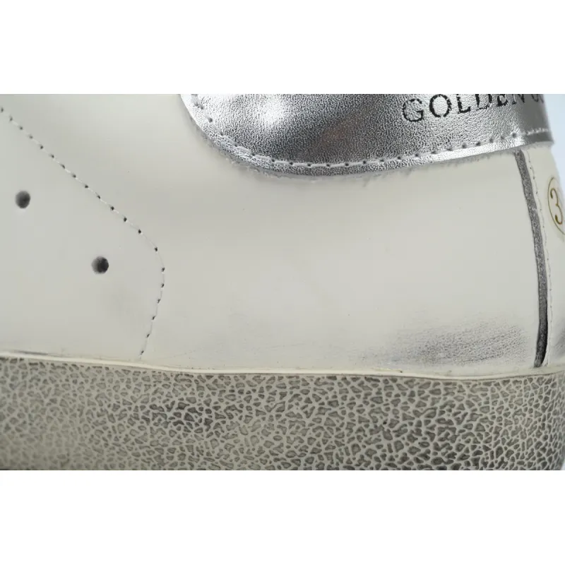Golden Goose Super Star 'Silver Heel Silver Star'