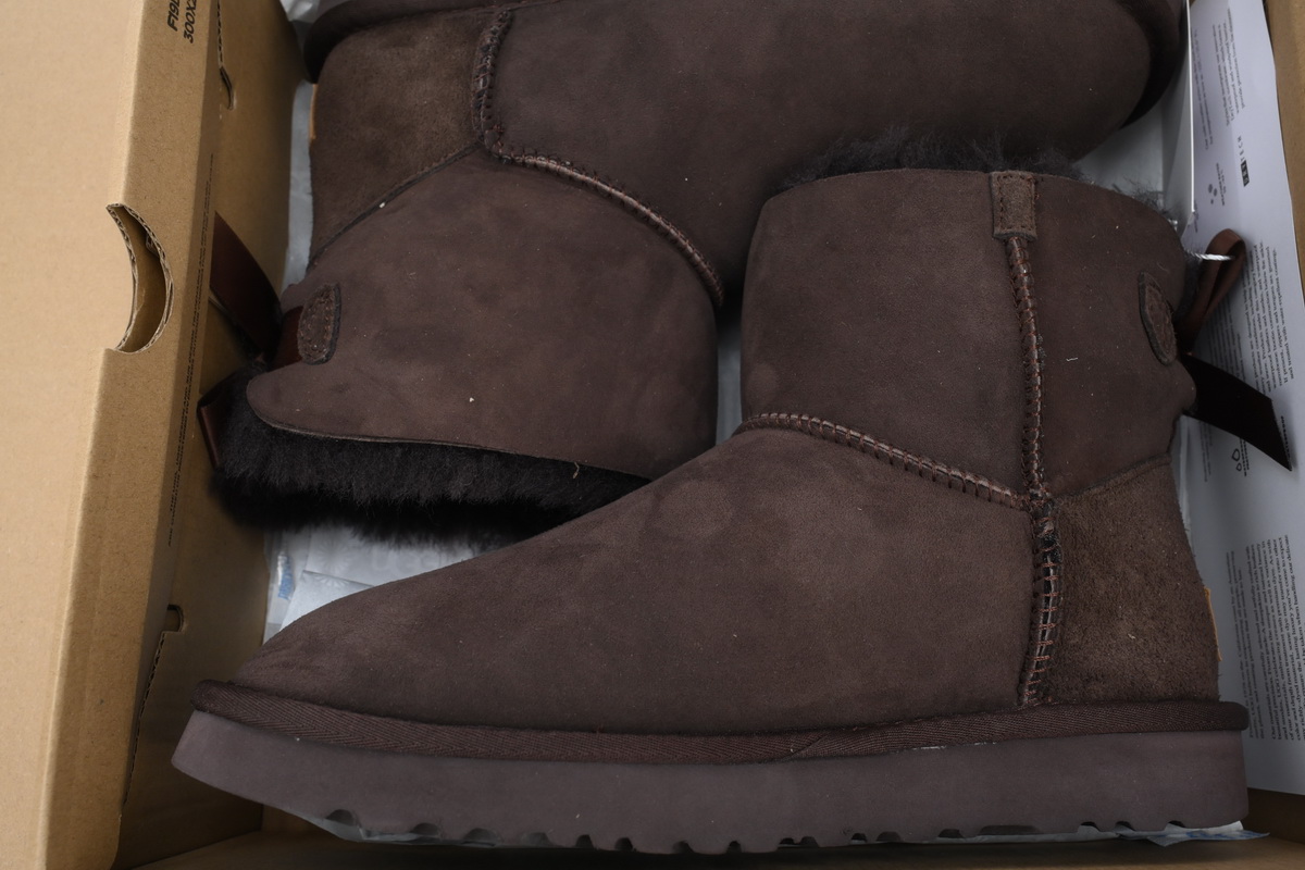 Pkgod UGG Mini Bailey Bow II Coffee 1016501