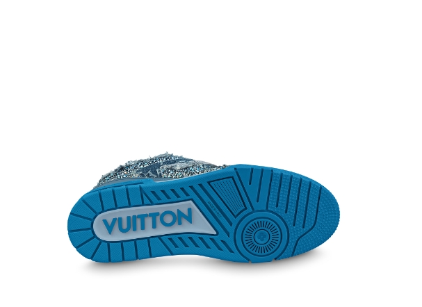    Louis Vuitton Skate Trainer Blue Swarovski Monogram