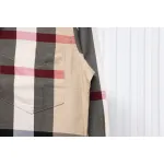 Top Quality Burberry Classic Large Check Colour Block Plaid Shirt