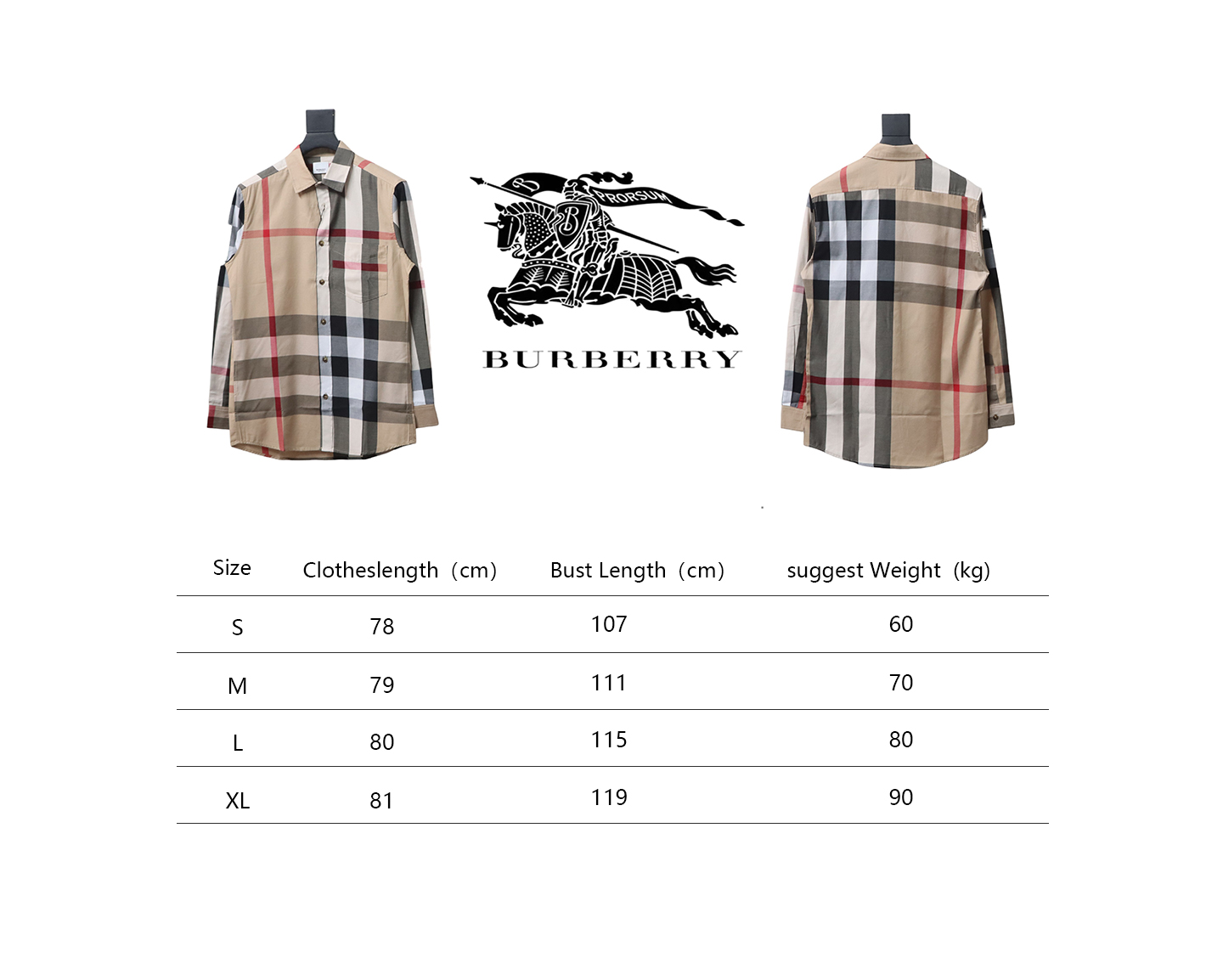    Burberry Classic Large Check Colour Block Plaid Shirt