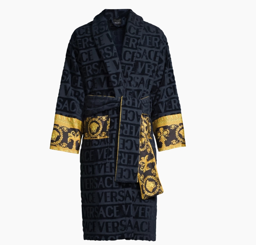     Baroque bathrobe Blue
