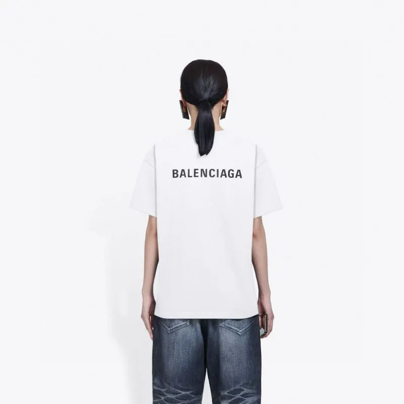 Top Quality Balenciaga Letter Print Short Sleeve
