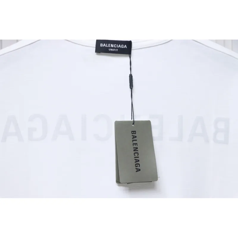 Top Quality Balenciaga Letter Print Short Sleeve