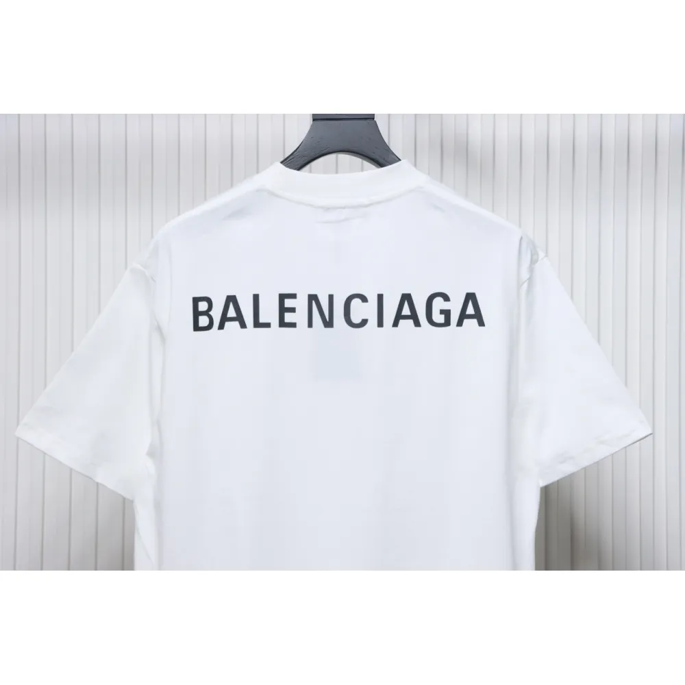 Top Quality Balenciaga Letter Print Short Sleeve