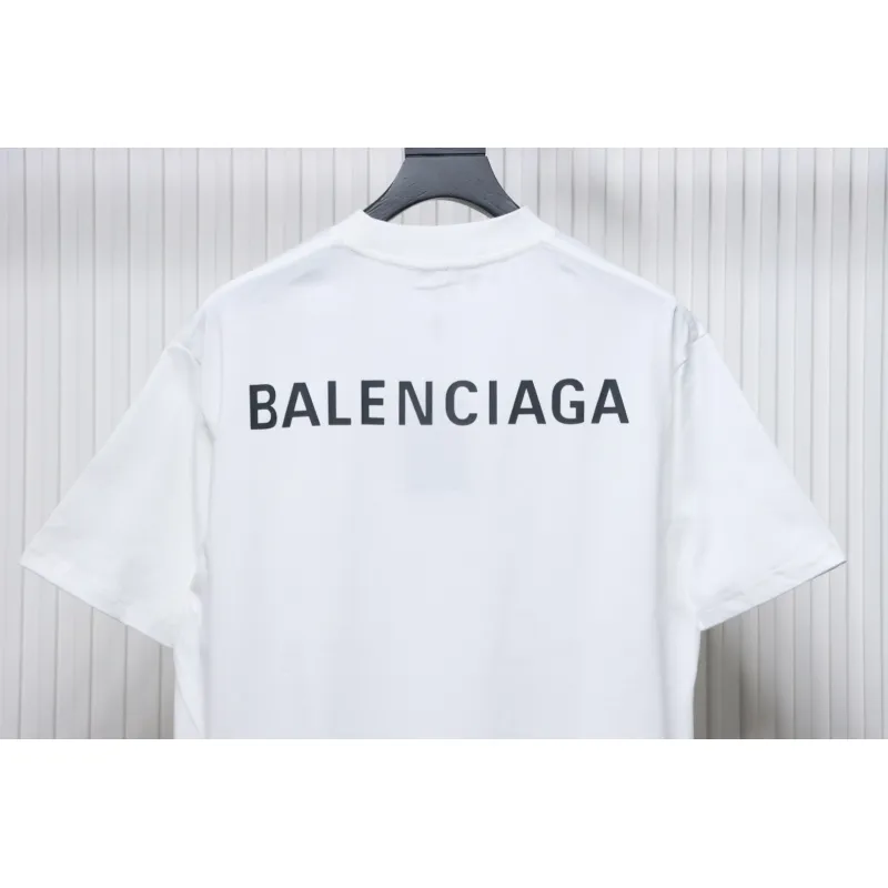 Top Quality Balenciaga Letter Print Short Sleeve