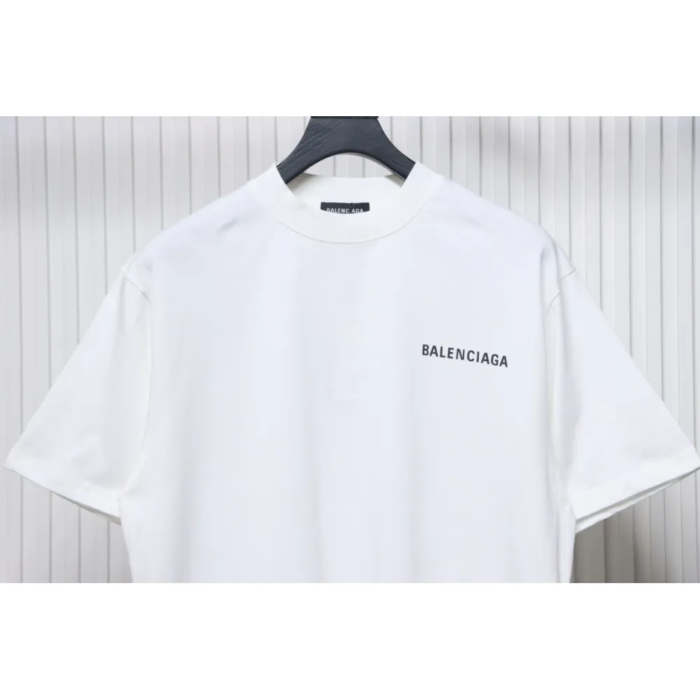 Top Quality Balenciaga Letter Print Short Sleeve