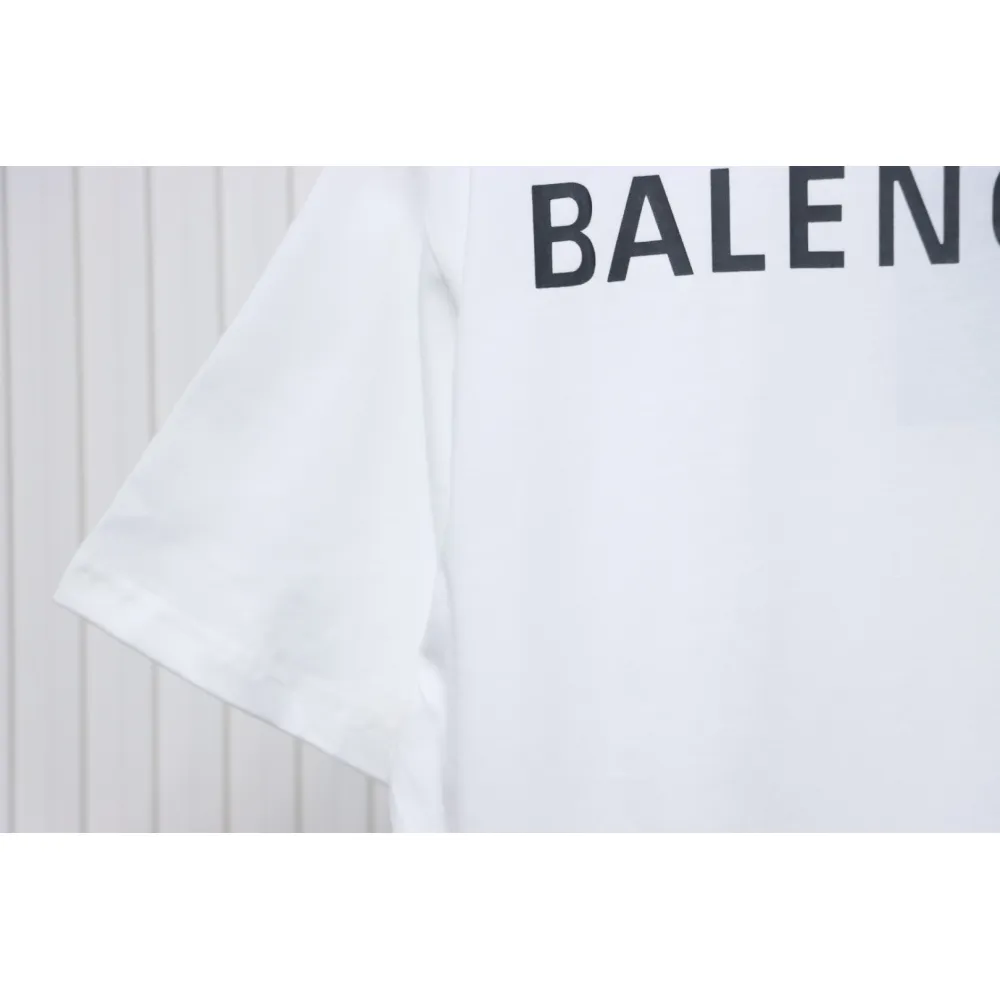 Top Quality Balenciaga Letter Print Short Sleeve