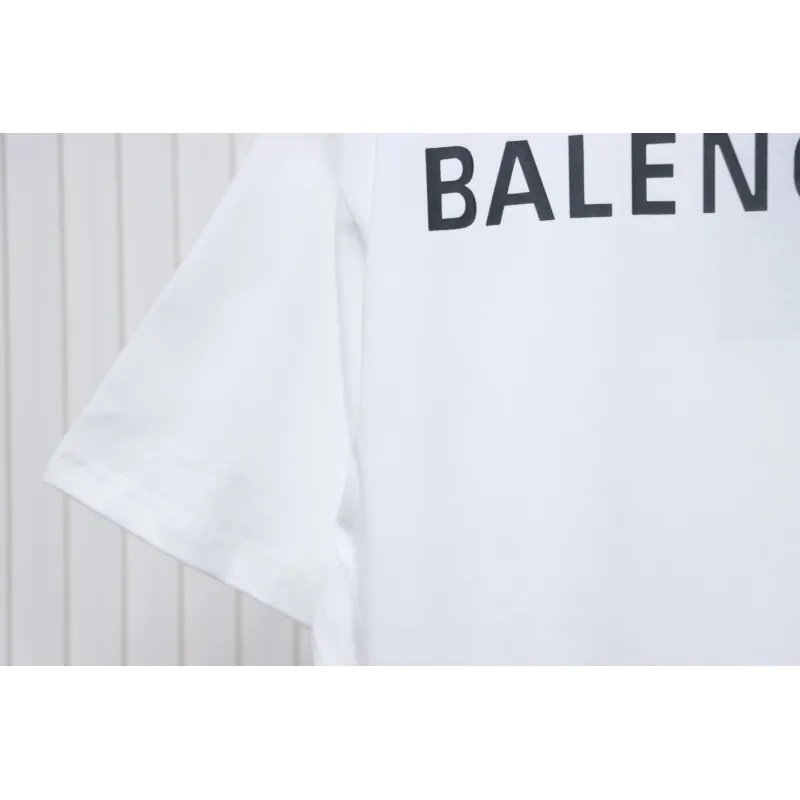 Top Quality Balenciaga Letter Print Short Sleeve