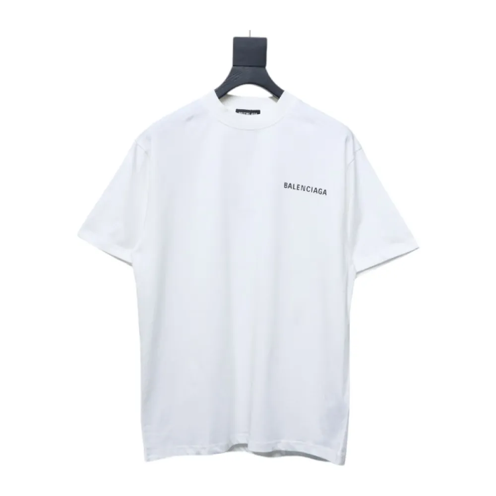 Top Quality Balenciaga Letter Print Short Sleeve