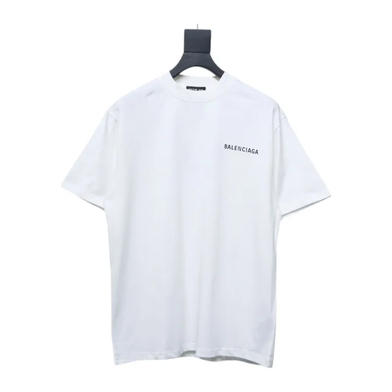 Top Quality Balenciaga Letter Print Short Sleeve