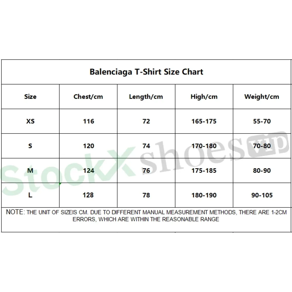Top Quality Balenciaga Letter Print Short Sleeve