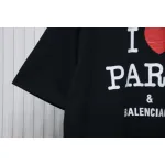 Top Quality Balenciaga Limited Love Print Short Sleeve T-Shirt (Black)