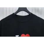 Top Quality Balenciaga Limited Love Print Short Sleeve T-Shirt (Black)