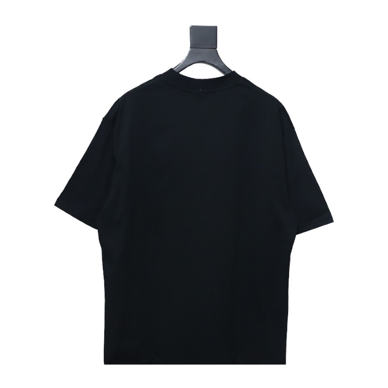 Top Quality Balenciaga Limited Love Print Short Sleeve T-Shirt (Black)