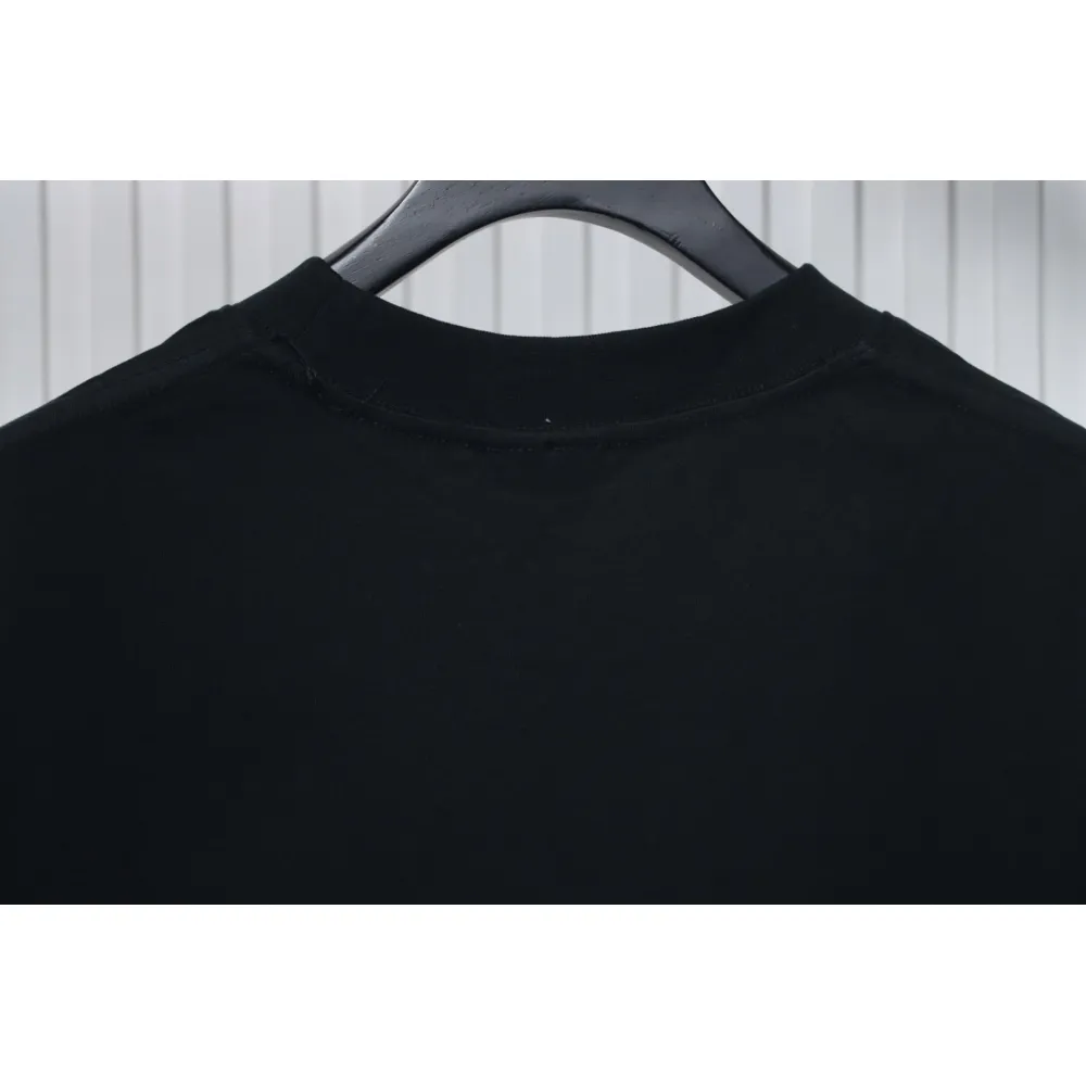 Top Quality Balenciaga Limited Love Print Short Sleeve T-Shirt (Black)