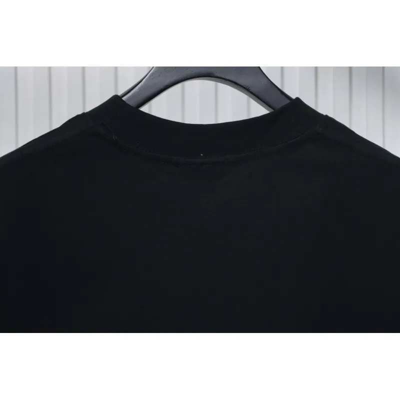 Top Quality Balenciaga Limited Love Print Short Sleeve T-Shirt (Black)