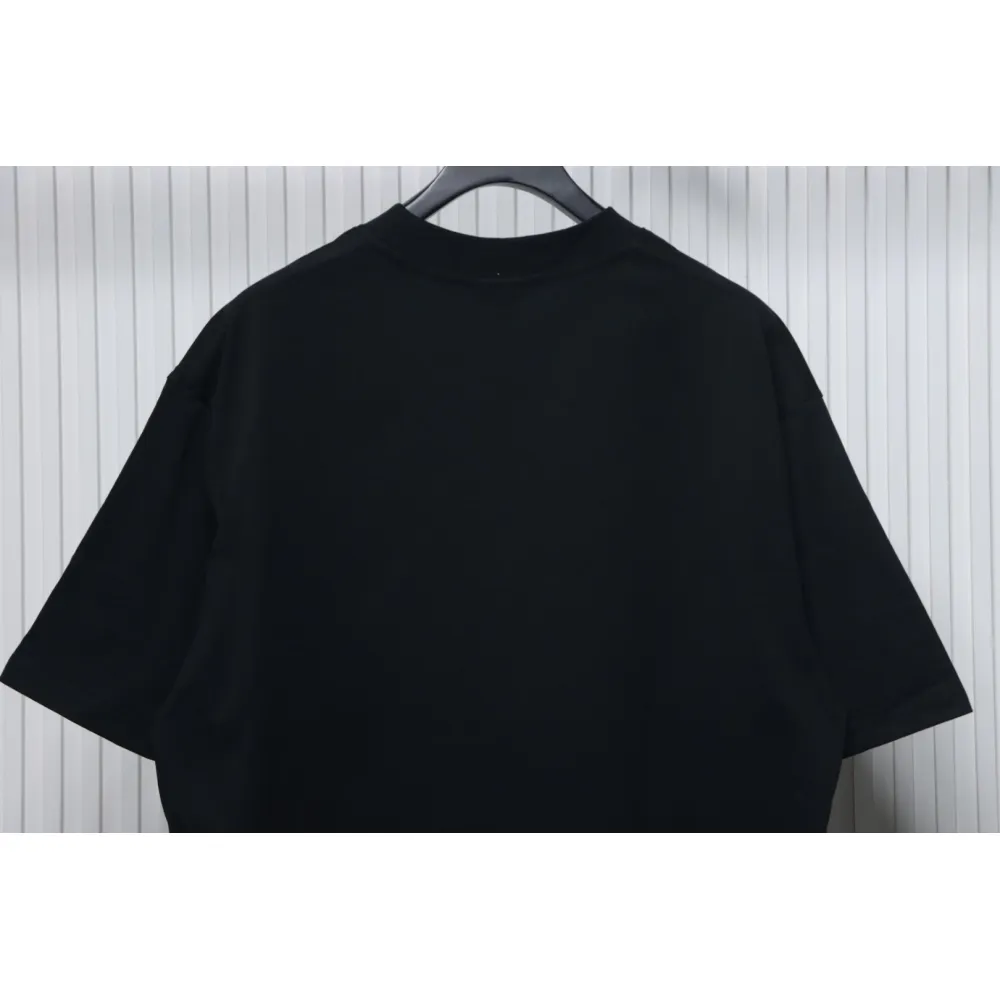 Top Quality Balenciaga Limited Love Print Short Sleeve T-Shirt (Black)