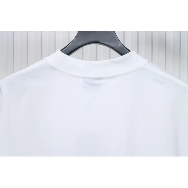 Top Quality Balenciaga Limited Love Print Short Sleeve T-Shirt (White)
