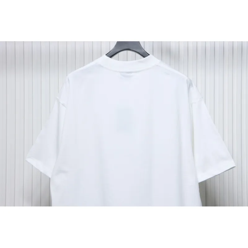 Top Quality Balenciaga Limited Love Print Short Sleeve T-Shirt (White)