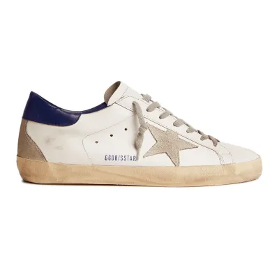 Golden Goose 'Super-Star with suede star and blue heel tab 01