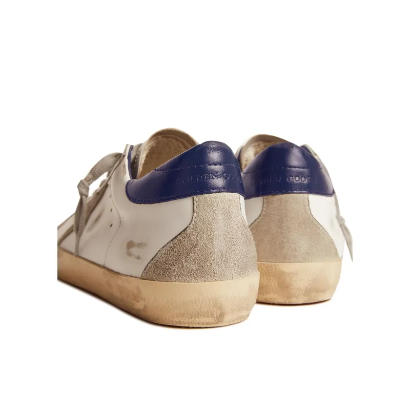 Golden Goose 'Super-Star with suede star and blue heel tab