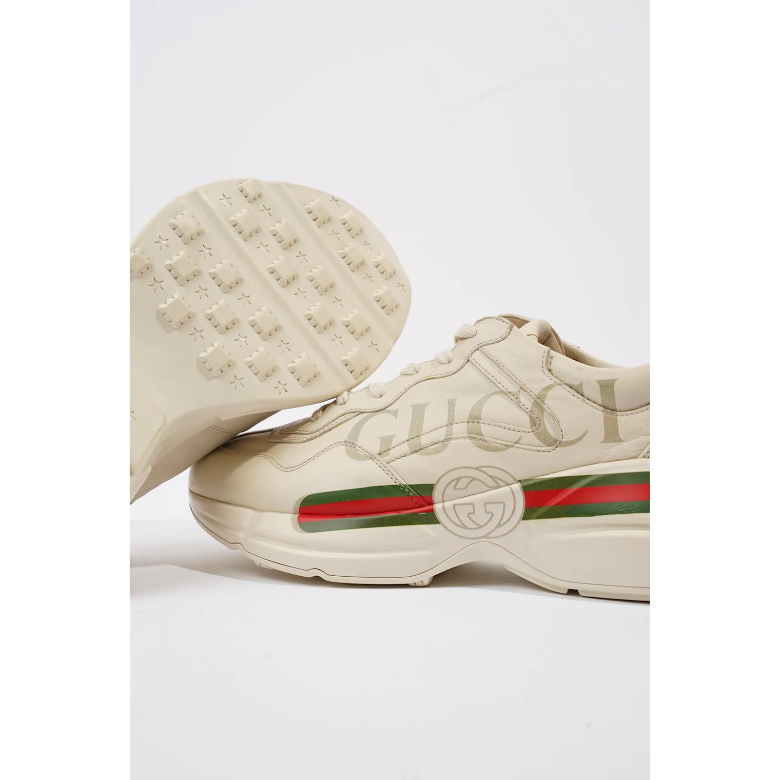    Gucci Rhyton Sneaker With Gucci Logo