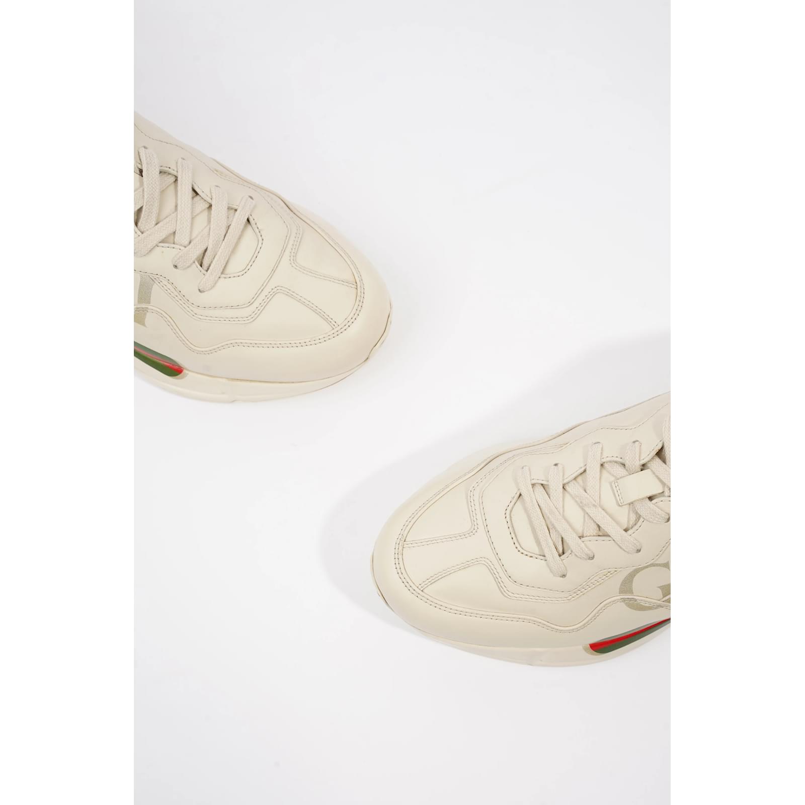    Gucci Rhyton Sneaker With Gucci Logo