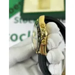 Cosmograph Daytona Yellow Gold Golden and Black Dial Oysterflex Men's Watch M126518LN-0012