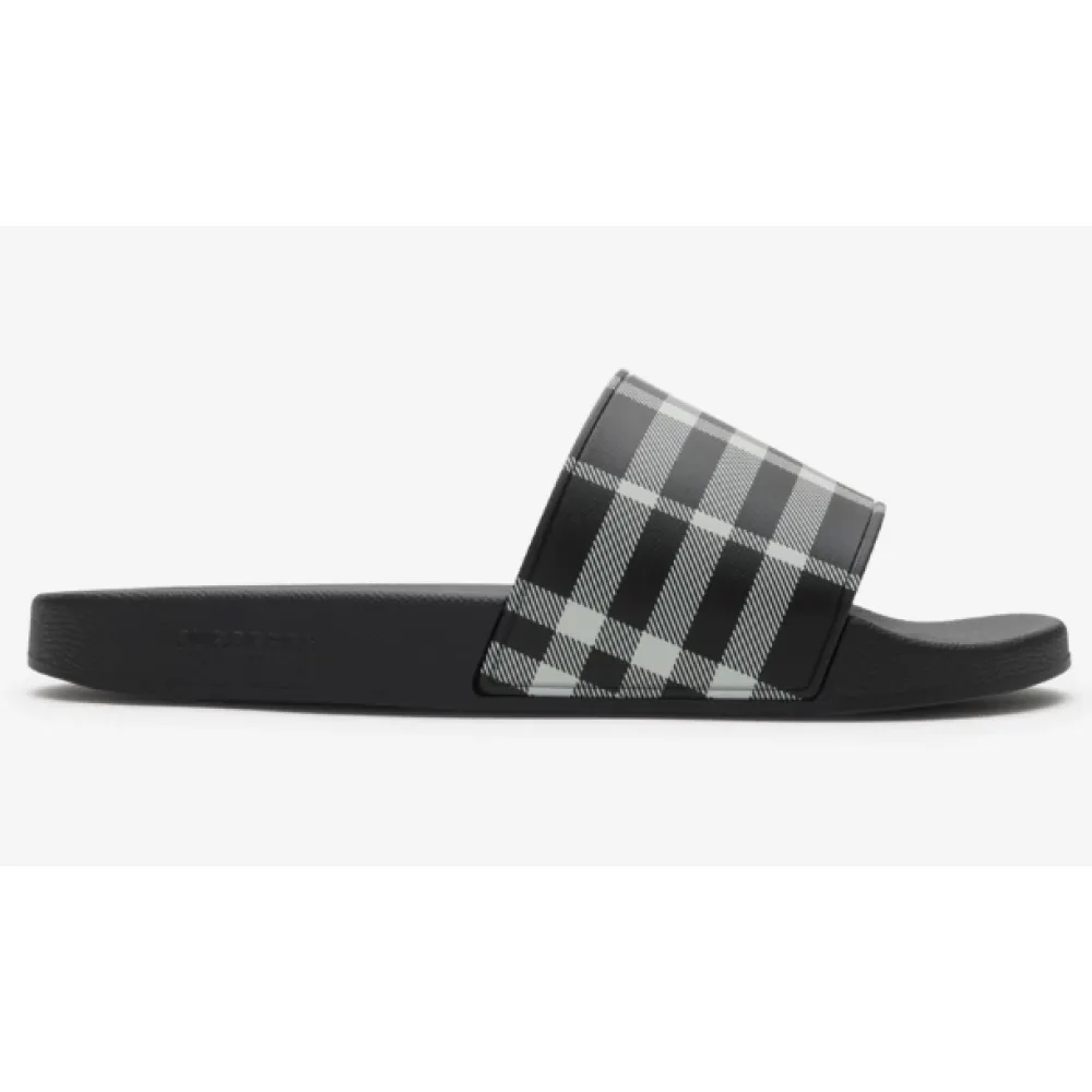 Burberry Vintage Check Slides Black