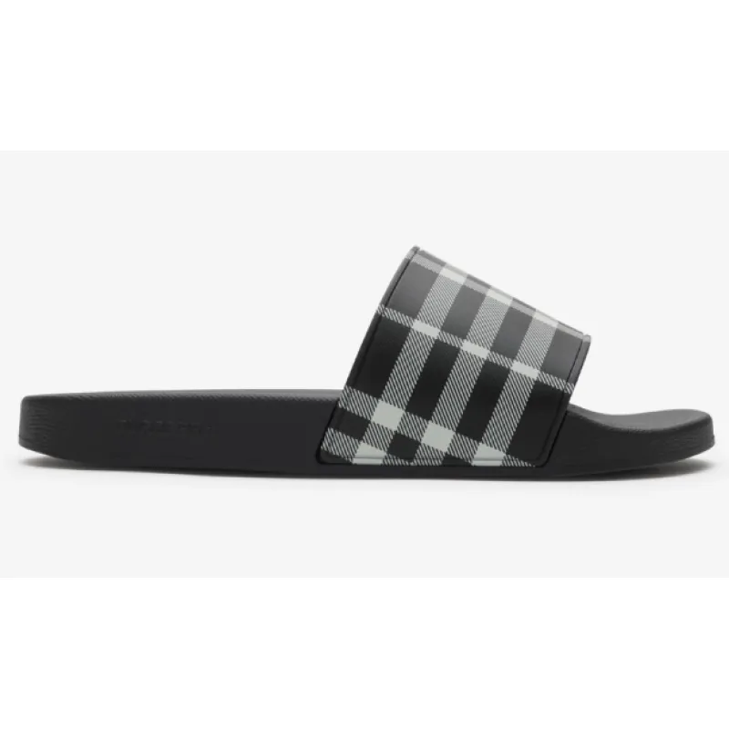 Burberry Vintage Check Slides Black