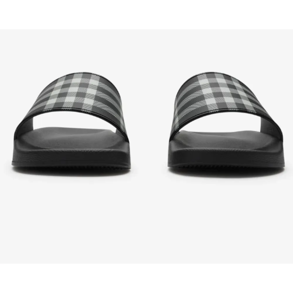 Burberry Vintage Check Slides Black