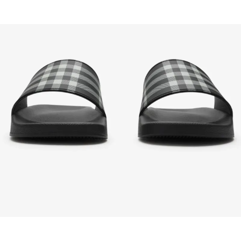 Burberry Vintage Check Slides Black