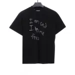 Top Quality GALLERY DEPT Vintage Aged Slogan Short Sleeve