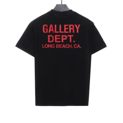 Top Quality GALLERY DEPT Vintage Aged Slogan Short Sleeve 02