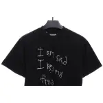 Top Quality GALLERY DEPT Vintage Aged Slogan Short Sleeve