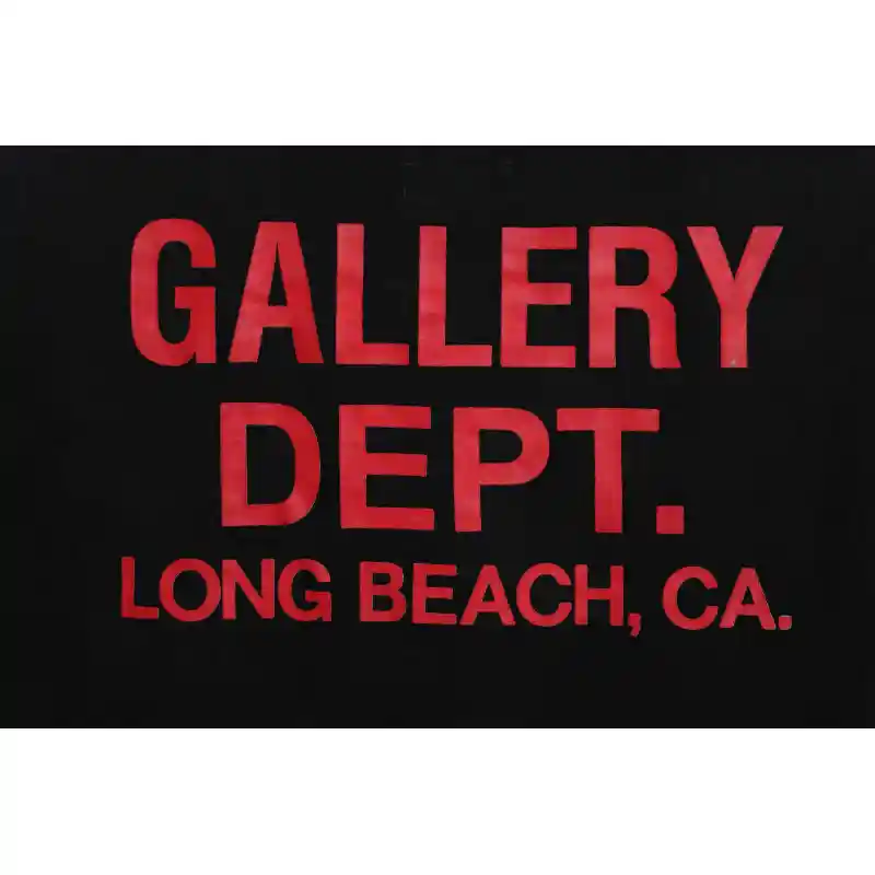 Top Quality GALLERY DEPT Vintage Aged Slogan Short Sleeve