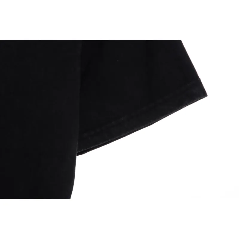 Top Quality GALLERY DEPT Vintage Aged Slogan Short Sleeve