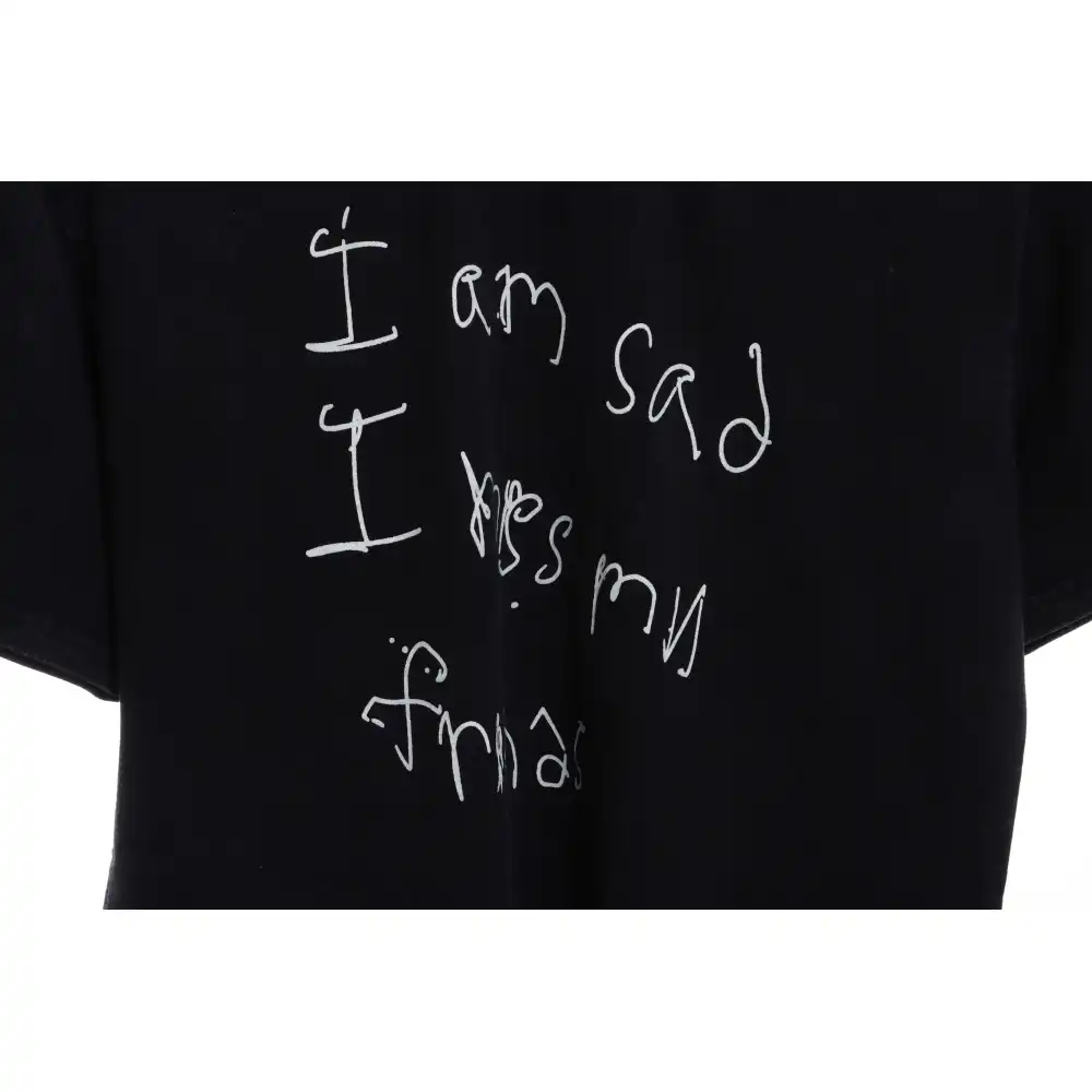 Top Quality GALLERY DEPT Vintage Aged Slogan Short Sleeve