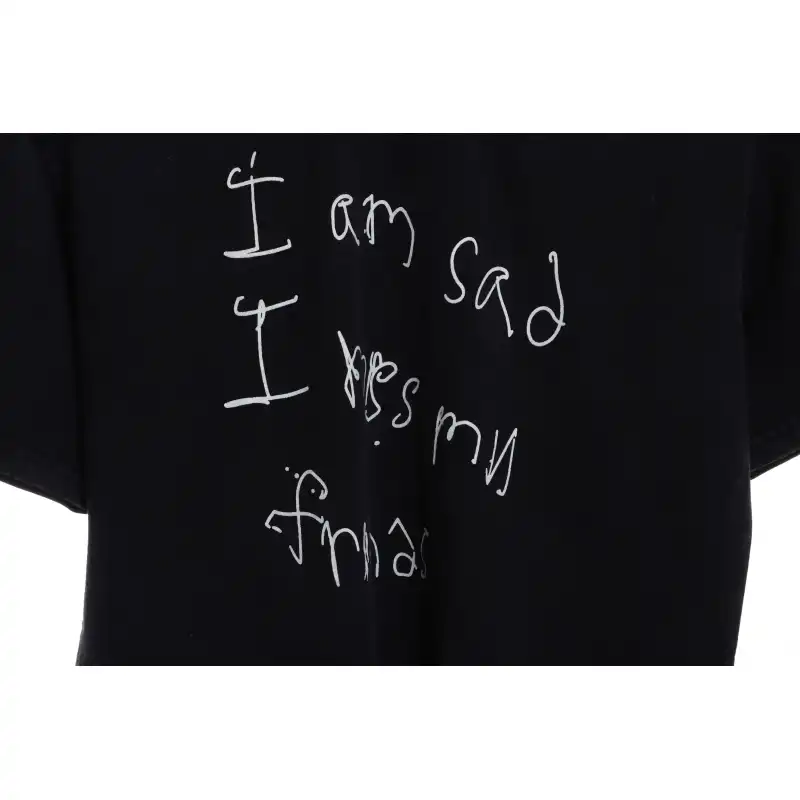 Top Quality GALLERY DEPT Vintage Aged Slogan Short Sleeve