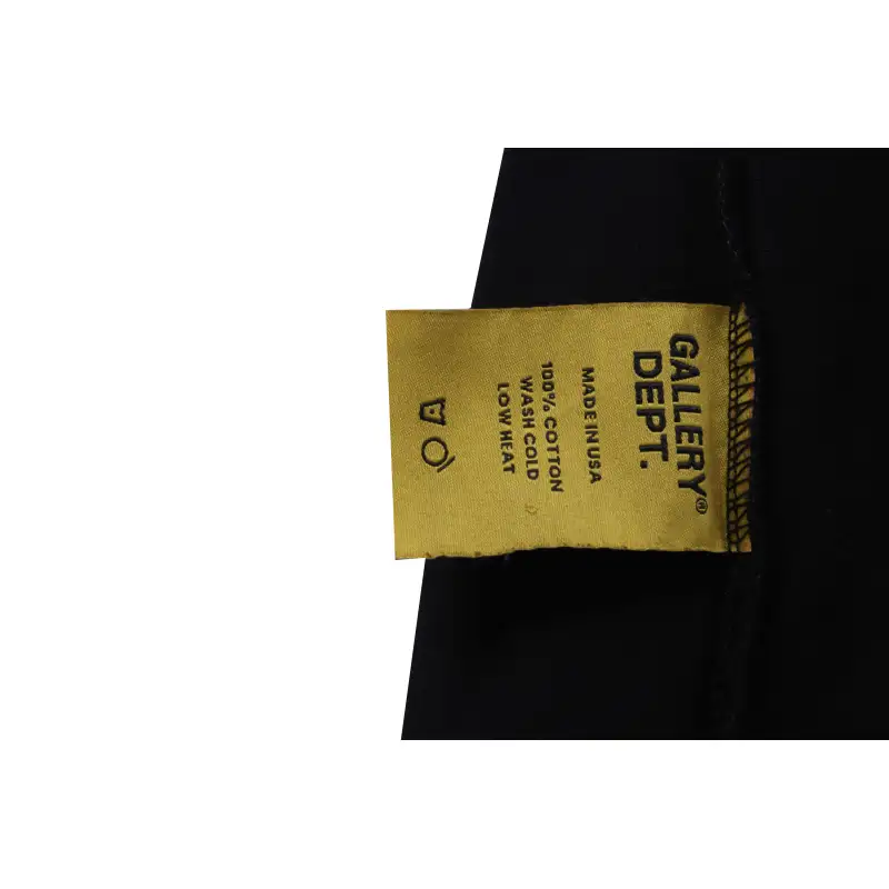 Top Quality GALLERY DEPT Vintage Aged Slogan Short Sleeve