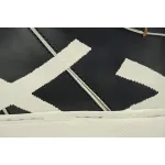 Ermenegildo Zegna Mid Top Striped Black and White